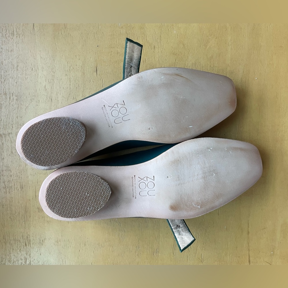 Zou Xou Eugenia Flat in Petrol (Size 38) - Picture 2 of 6